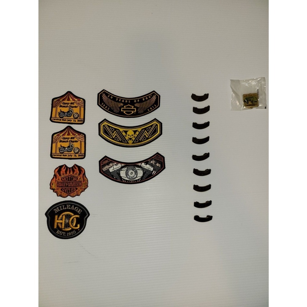 Miscellaneous lot of Harley‎ Davidson Patches Pins